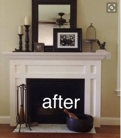 Fireplace After